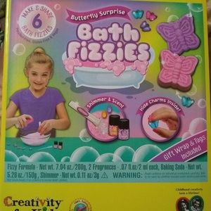 Bath fizzy making kit